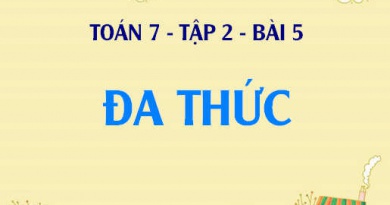 Đa thức là gì? Bậc của đa thức là gì? Cách thu gọn đa thức và Bài tập vận dụng - Toán 7 tập 2 bài 5